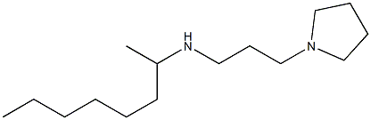 octan-2-yl[3-(pyrrolidin-1-yl)propyl]amine,,结构式