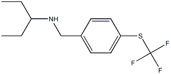 pentan-3-yl({4-[(trifluoromethyl)sulfanyl]phenyl}methyl)amine