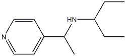 pentan-3-yl[1-(pyridin-4-yl)ethyl]amine Structure