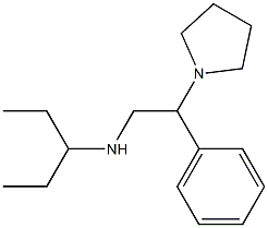 pentan-3-yl[2-phenyl-2-(pyrrolidin-1-yl)ethyl]amine