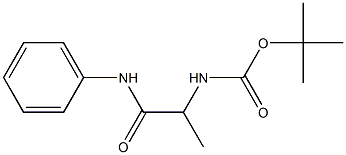 tert-butyl 2-anilino-1-methyl-2-oxoethylcarbamate