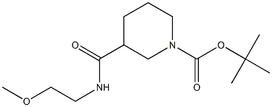 tert-butyl 3-{[(2-methoxyethyl)amino]carbonyl}piperidine-1-carboxylate