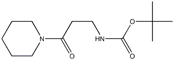 tert-butyl 3-oxo-3-piperidin-1-ylpropylcarbamate