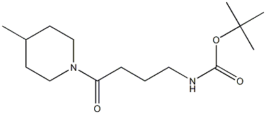 tert-butyl 4-(4-methylpiperidin-1-yl)-4-oxobutylcarbamate