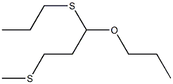 Methylthiopropionaldehydedipropylthioacetal Structure