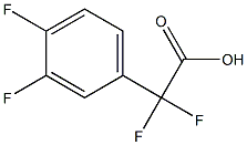 (3,4-Difluorophenyl)-difluoroacetic acid 结构式