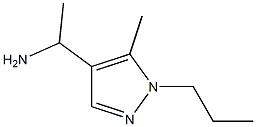 1-(5-Methyl-1-propyl-1H-pyrazol-4-yl)ethylamine Structure