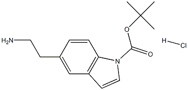 5-aminoethyl-1-Boc-indole hydrochloride Structure