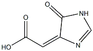 Acetic  acid,  2-(1,5-dihydro-5-oxo-4H-imidazol-4-ylidene)- Structure