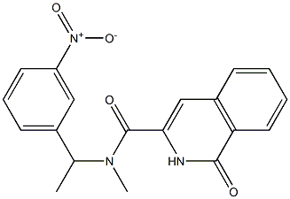 3-Isoquinolinecarboxamide,  1,2-dihydro-N-methyl-N-[1-(3-nitrophenyl)ethyl]-1-oxo-