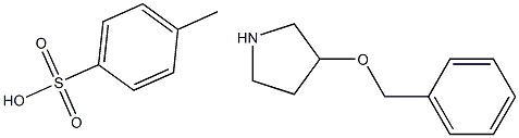 3-BENZYLOXY-PYRROLIDINE TOLUENE-4-SULFONIC ACID Structure