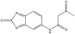 5-Acetoacetamido  Benzoimidazolone Struktur