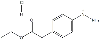 Ethyl  (4-Hydrazinophenyl)acetate  hydrochloride Structure