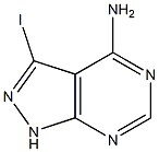 3-iodo-1H-pyrazolo[3,4-d]pyrimidin-4-amine Structure