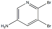 2,3-二溴-5-氨基吡啶,,结构式
