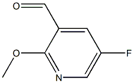 5-Fluoro-3-formyl-2-methoxypyridine Struktur