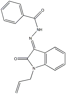 N'-(1-allyl-2-oxo-1,2-dihydro-3H-indol-3-ylidene)benzohydrazide