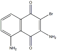 3,5-diamino-2-bromonaphthoquinone Structure
