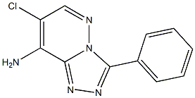 7-chloro-3-phenyl[1,2,4]triazolo[4,3-b]pyridazin-8-amine Structure