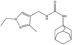 N-(1-adamantyl)-N'-[(1-ethyl-3-methyl-1H-pyrazol-4-yl)methyl]urea