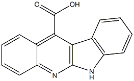 6H-indolo[2,3-b]quinoline-11-carboxylic acid Structure