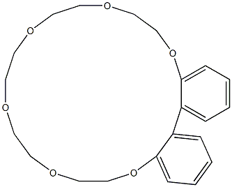 10,11,13,14,16,17,19,20,22,23-decahydrodibenzo[q,s][1,4,7,10,13,16]hexaoxacycloicosine 化学構造式