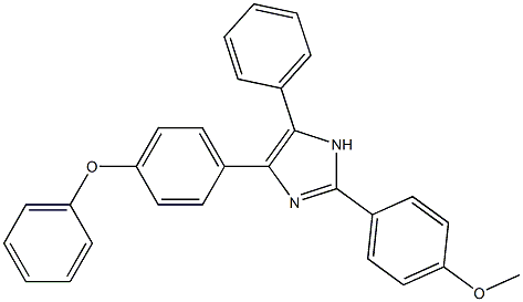 2-(4-methoxyphenyl)-4-(4-phenoxyphenyl)-5-phenyl-1H-imidazole