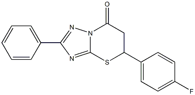 5-(4-fluorophenyl)-2-phenyl-5,6-dihydro-7H-[1,2,4]triazolo[5,1-b][1,3]thiazin-7-one|