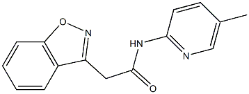 2-(1,2-benzisoxazol-3-yl)-N-(5-methyl-2-pyridinyl)acetamide