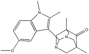 2-(5-methoxy-1,2-dimethyl-1H-indol-3-yl)-5,7-dimethyl-1,3-diazatricyclo[3.3.1.1~3,7~]decan-6-one