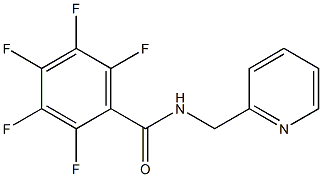 2,3,4,5,6-pentafluoro-N-(2-pyridinylmethyl)benzamide Structure