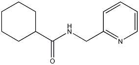 N-(2-pyridinylmethyl)cyclohexanecarboxamide,,结构式