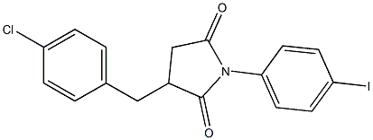 3-(4-chlorobenzyl)-1-(4-iodophenyl)-2,5-pyrrolidinedione