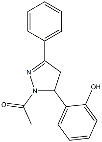 2-(1-acetyl-3-phenyl-4,5-dihydro-1H-pyrazol-5-yl)phenol