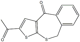 2-acetylthieno[2,3-c][2]benzothiepin-4(9H)-one|