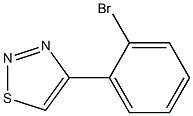 4-(2-bromophenyl)-1,2,3-thiadiazole Structure