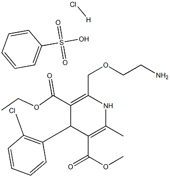 Amlodipine Hydrochloride 结构式