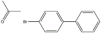 对溴联苯基乙酮, , 结构式