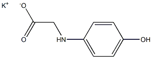 L-(p-Hydroxylphenyl)glycine,potassium salt Structure