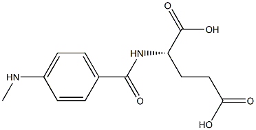 对甲氨基苯甲酰谷氨酸,,结构式