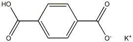 对苯二甲酸氢钾, , 结构式