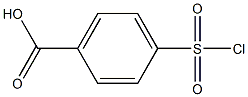 p-Carboxybenzenesulfonyl chloride Struktur