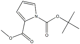1-(tert-Butyl)  2-methyl  pyrrole-1,2-dicarboxylate Structure