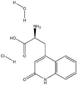 3-(2-Oxo-1,2-dihydro-4-quinolinyl)alanine  monohydrate  hydrochloride