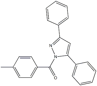 (3,5-diphenyl-1H-pyrazol-1-yl)(4-methylphenyl)methanone