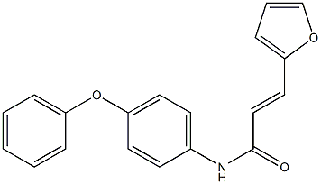(E)-3-(2-furyl)-N-(4-phenoxyphenyl)-2-propenamide Structure