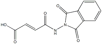 (E)-4-[(1,3-dioxo-1,3-dihydro-2H-isoindol-2-yl)amino]-4-oxo-2-butenoic acid Structure