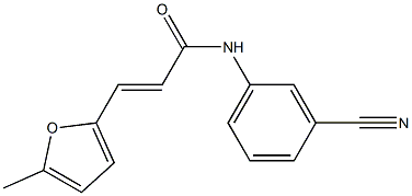(E)-N-(3-cyanophenyl)-3-(5-methyl-2-furyl)-2-propenamide