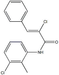 (Z)-2-chloro-N-(3-chloro-2-methylphenyl)-3-phenyl-2-propenamide