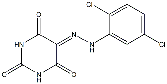 2,4,5,6(1H,3H)-pyrimidinetetrone 5-[N-(2,5-dichlorophenyl)hydrazone]